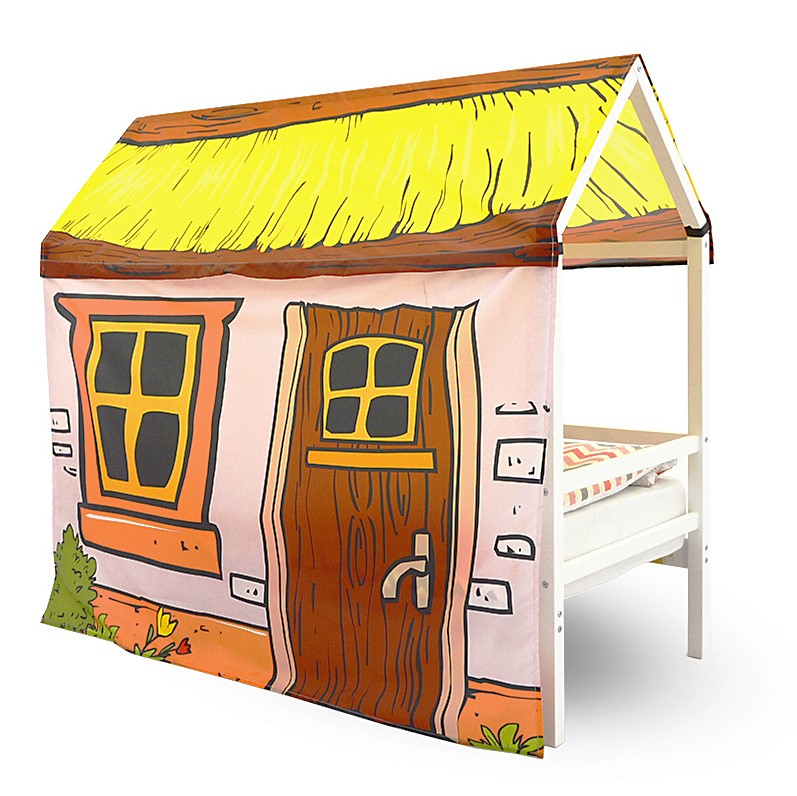 Накидка для кровати-домика Svogen игровая "Избушка" БЕЛЬМАРКО  00-3873205 Бежевый Santreyd  - Вид №1