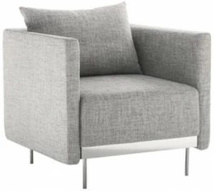 HC28 Cosmo Кресло из ткани с подлокотниками Quadra 31f008-11