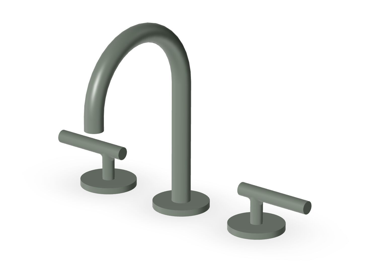 Смеситель для раковины с 3 отверстиями без слива Zucchetti Pan S ARCH-00069170 - Вид №2