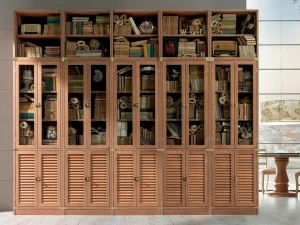 Caroti Модульный книжный шкаф из массива дерева  Atmosfera day