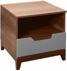30742 Тумба прикроватная с 1 ящиком Сканди Грей R-HOME