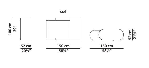 Кожаный шкаф Baxter Blend ARCH-00103123 - Вид №6