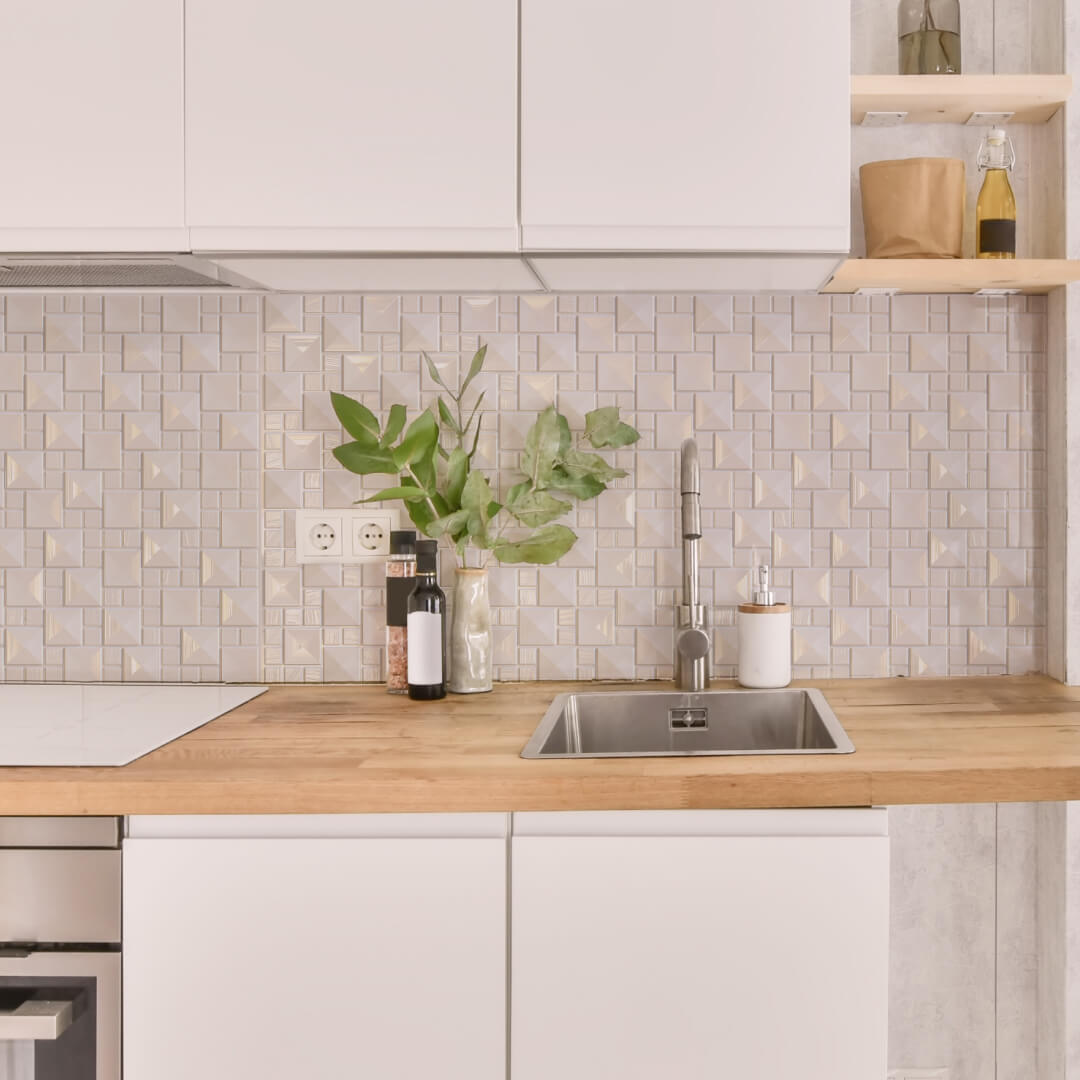 Панель ПВХ 0,3 мозаика «Дуб Артик» Stella (10) STSR-779 - Вид №2