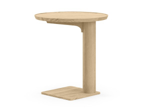 Круглый стол из тикового дерева