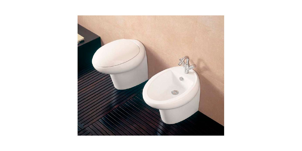 TA10 Приставной унитаз напольный Белый Ceramica Hidra TAO Италия - Вид №4