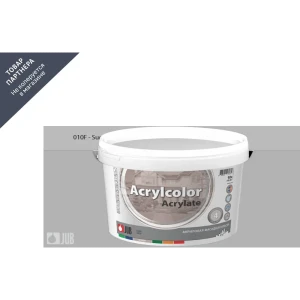 91365773 Краска фасадная Jub Acrilcolor 1009797-010f цвет серый матовый база A 2 л STLM-1461399