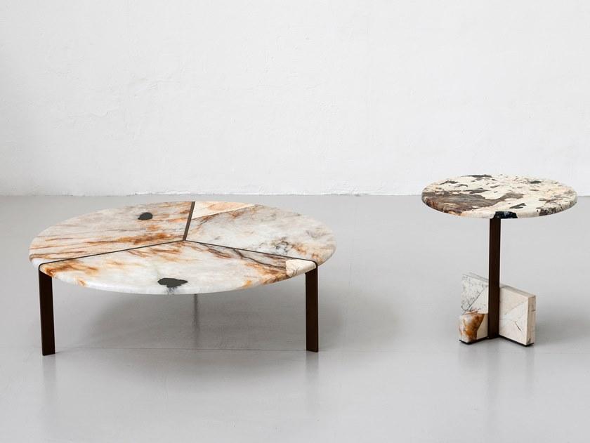 Tacchini Круглый журнальный столик из мрамора sun-id-1451253 - Вид №1