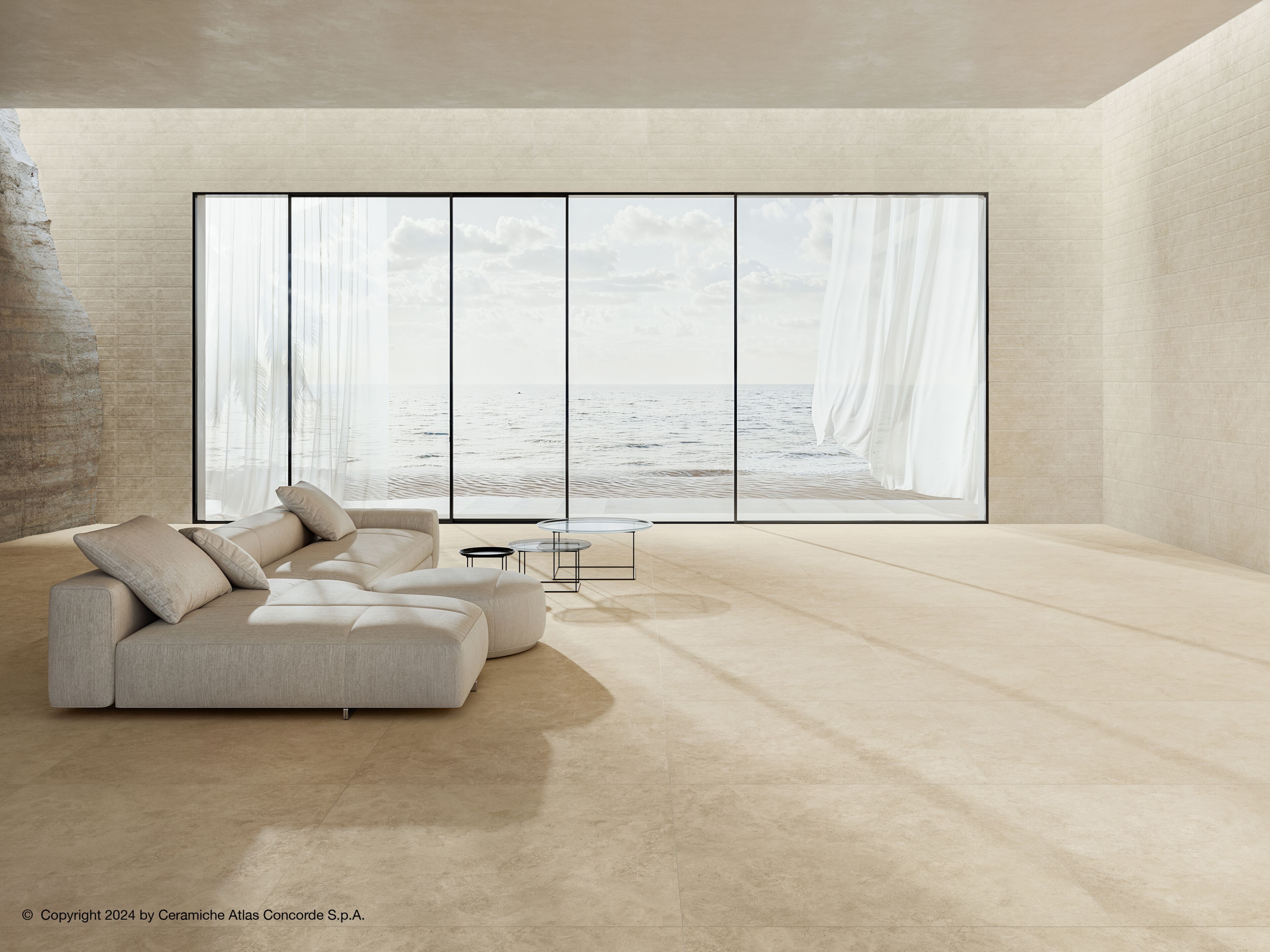 Пол / облицовка керамогранита с эффектом камня Atlas Concorde Boost Icor ARCH-00113949 - Вид №12