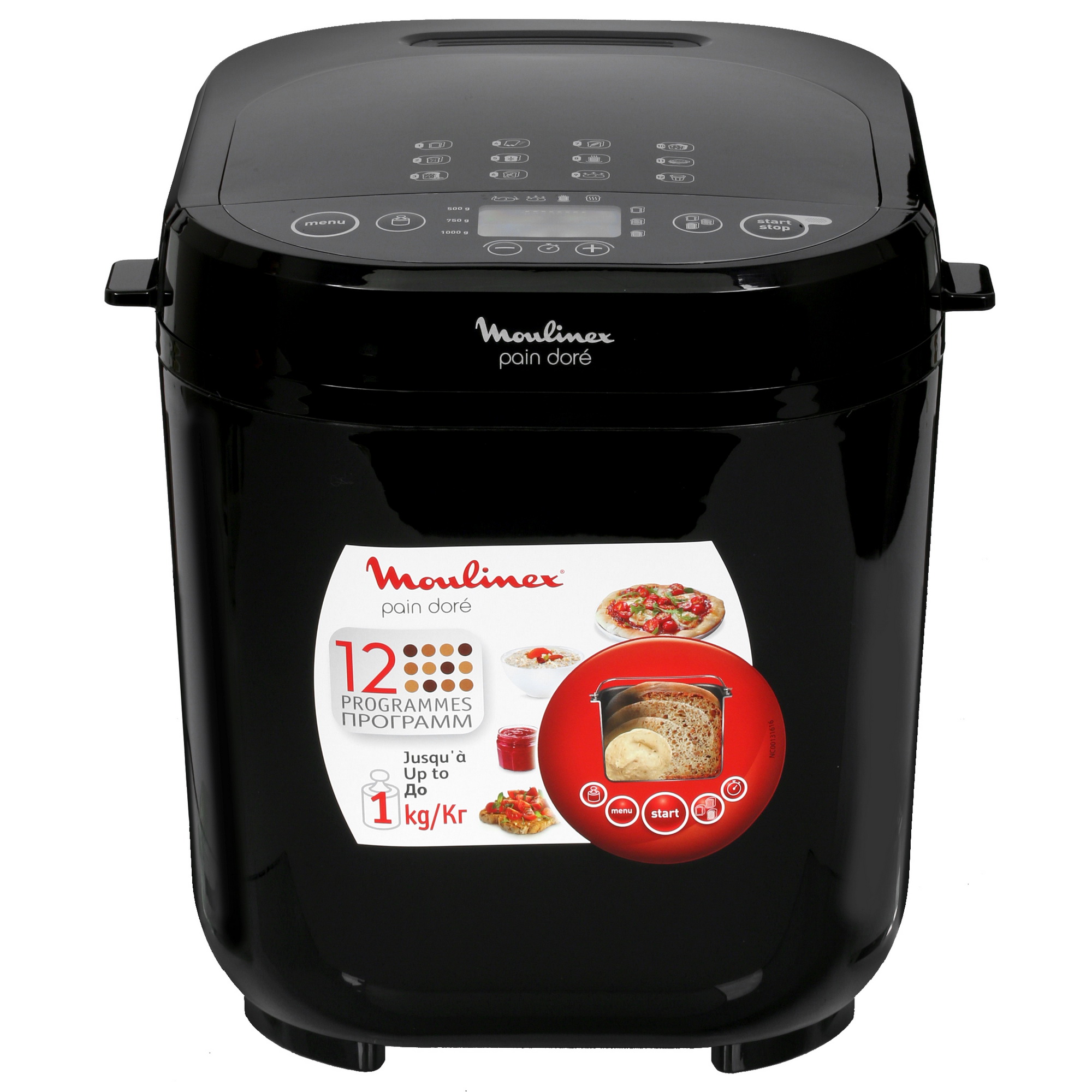 5346831 Хлебопечь Moulinex Fast & Delicious OW210830 черный STDN-0003175 - Вид №1