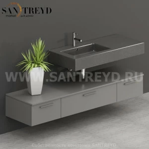 T18052TO2 Столешницы для использования в сочетании с тумбами и открытыми тумбами 180 см серая Globo ARREDO WOOD Италия