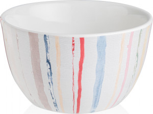 10672210 Certified International Салатник индивидуальный Certified Int. Весенний Букет.Полоски 14см, керамика Керамика