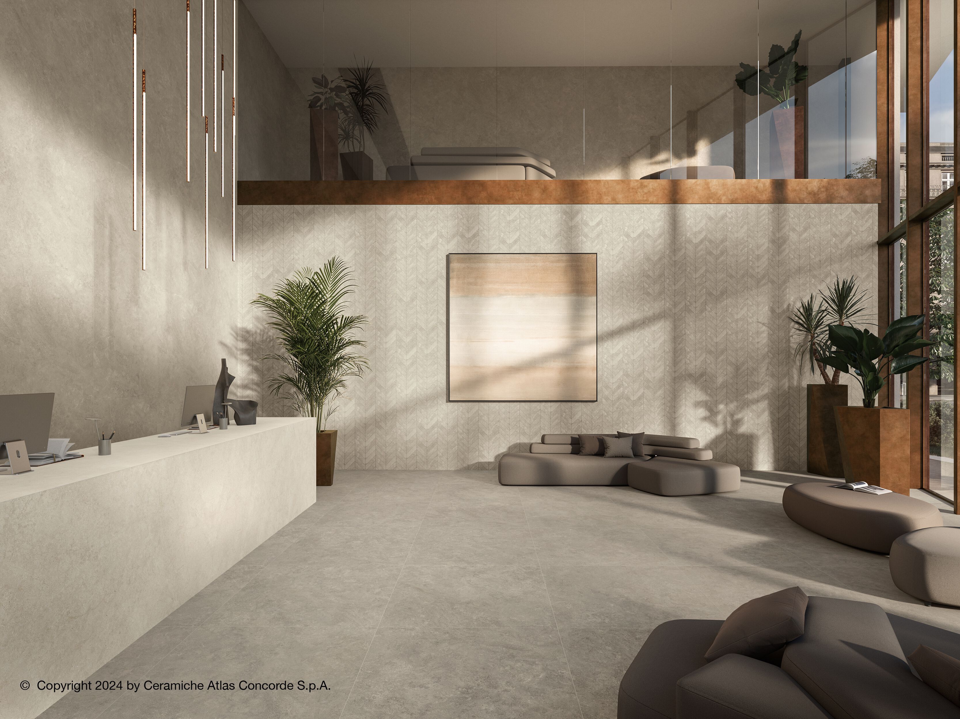 Пол / облицовка керамогранита с эффектом камня Atlas Concorde Boost Icor ARCH-00113949 - Вид №2