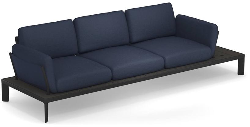 emu 3-х местный тканевый садовый диван Tami Art. 765 - Вид №4