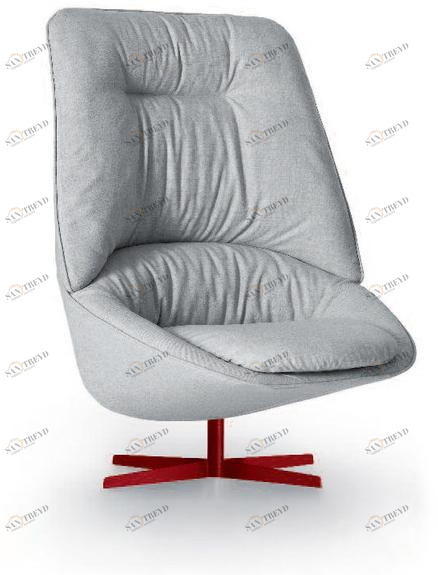 arflex Поворотное кресло, обитое тканью с 4 спицами Ladle sun-id-1481585