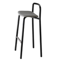 Hull 630M Барный стул со стальным каркасом на 4 ножках. Мягкое сиденье. Et al. Hull