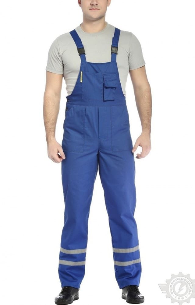 65537 Костюм "Эксперт-2" с СВП василек  Летняя спецодежда  размер 56-58/182-188  - Вид №13