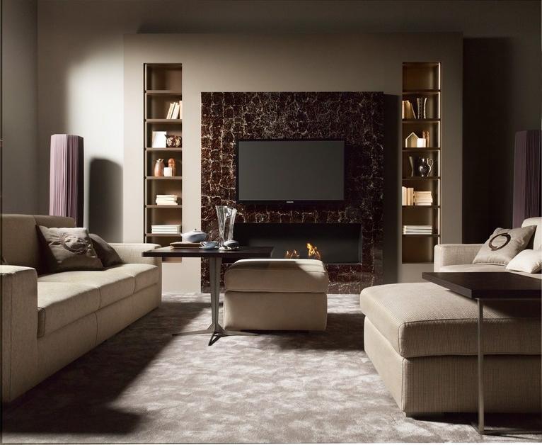 Caroti Модульный стальной журнальный столик в современном стиле для гостиной Concept 127 + 64 - Вид №1