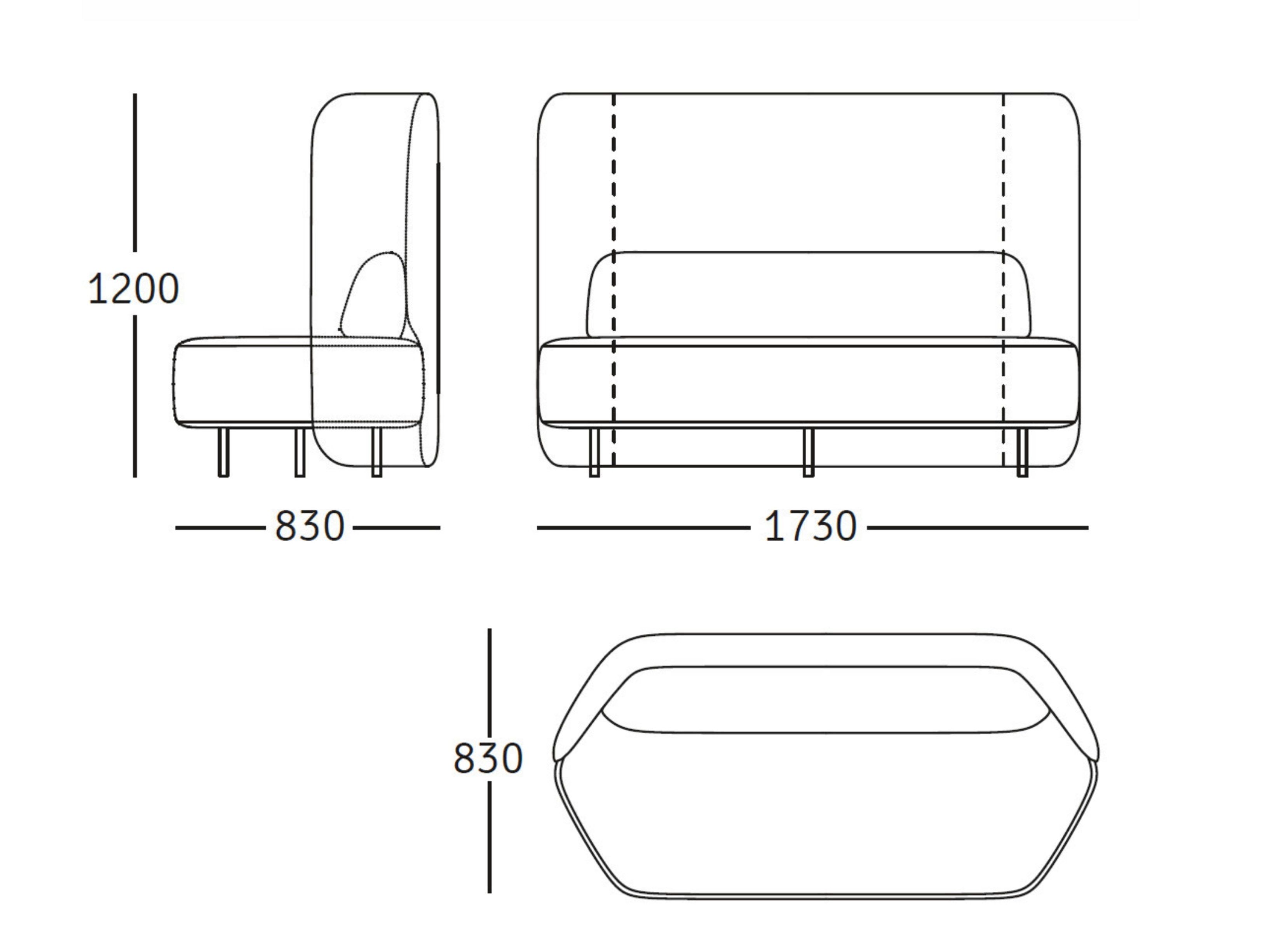 Акриловая ткань диван ROSSIN пик ARCH-00065915 - Вид №8