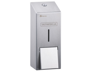 DSM410 Дозатор геля или дезинфицирующего средства для одноразовых картриджей 1000 мл STELLA матовая сталь Merida