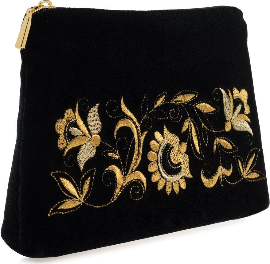 10660427 Торжокские золотошвеи Сумка "Грезы" бархат Разм. 14*22*2 Мод. 284 Рис. 1200 Бархат 