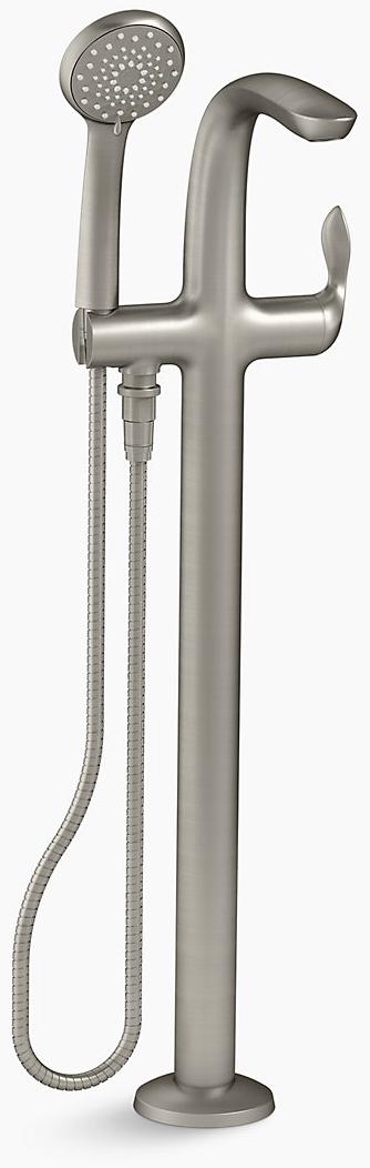 KOHLER Напольная накладка для ванны Refinia с ручным душем K-T97334-4-BN 