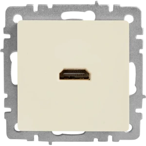 Розетка HDMI IEK Brite для цифровых устройств 87761514