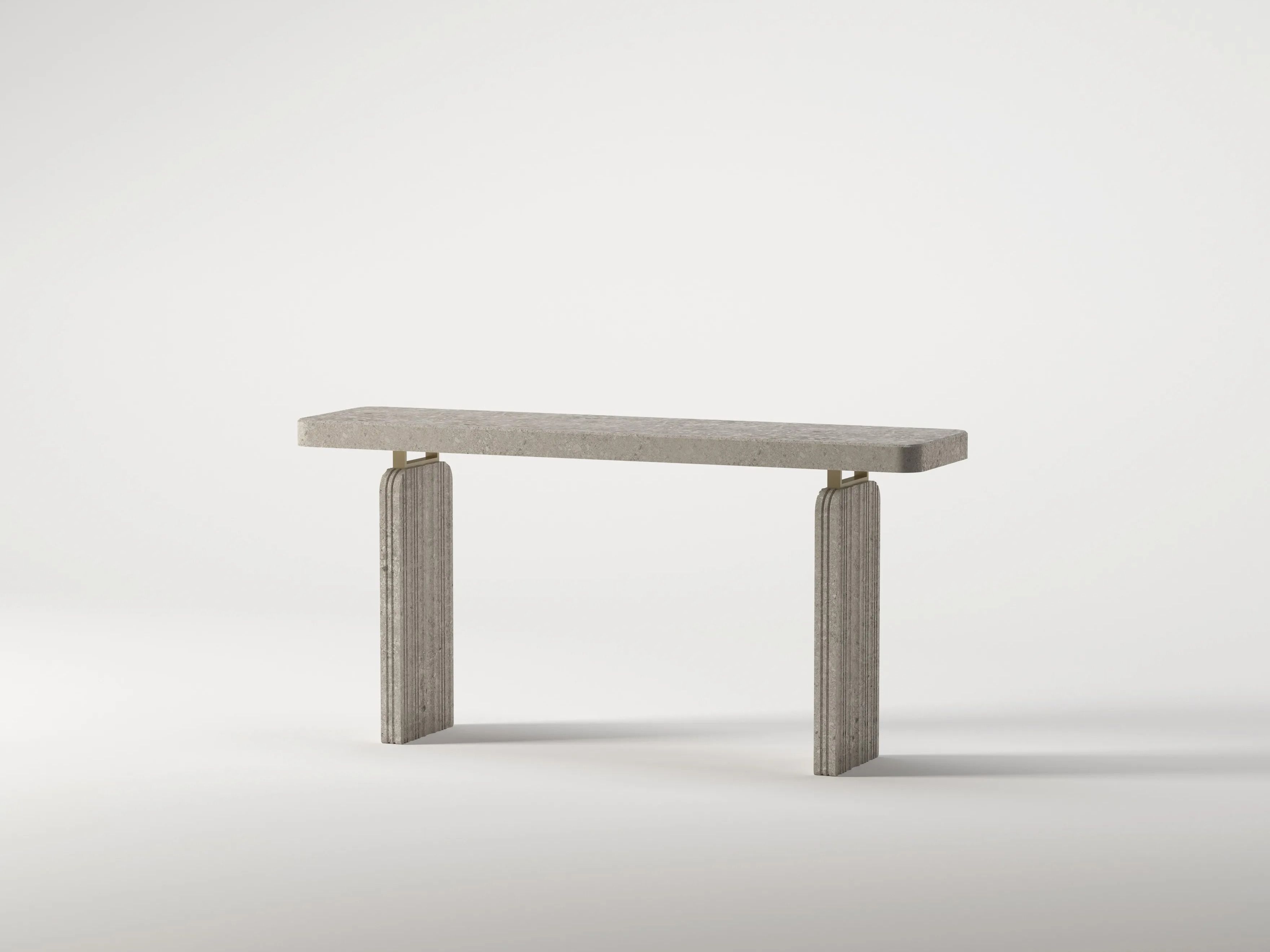 Прямоугольная консоль из травертина Davani Purity ARCH-00072508 - Вид №19