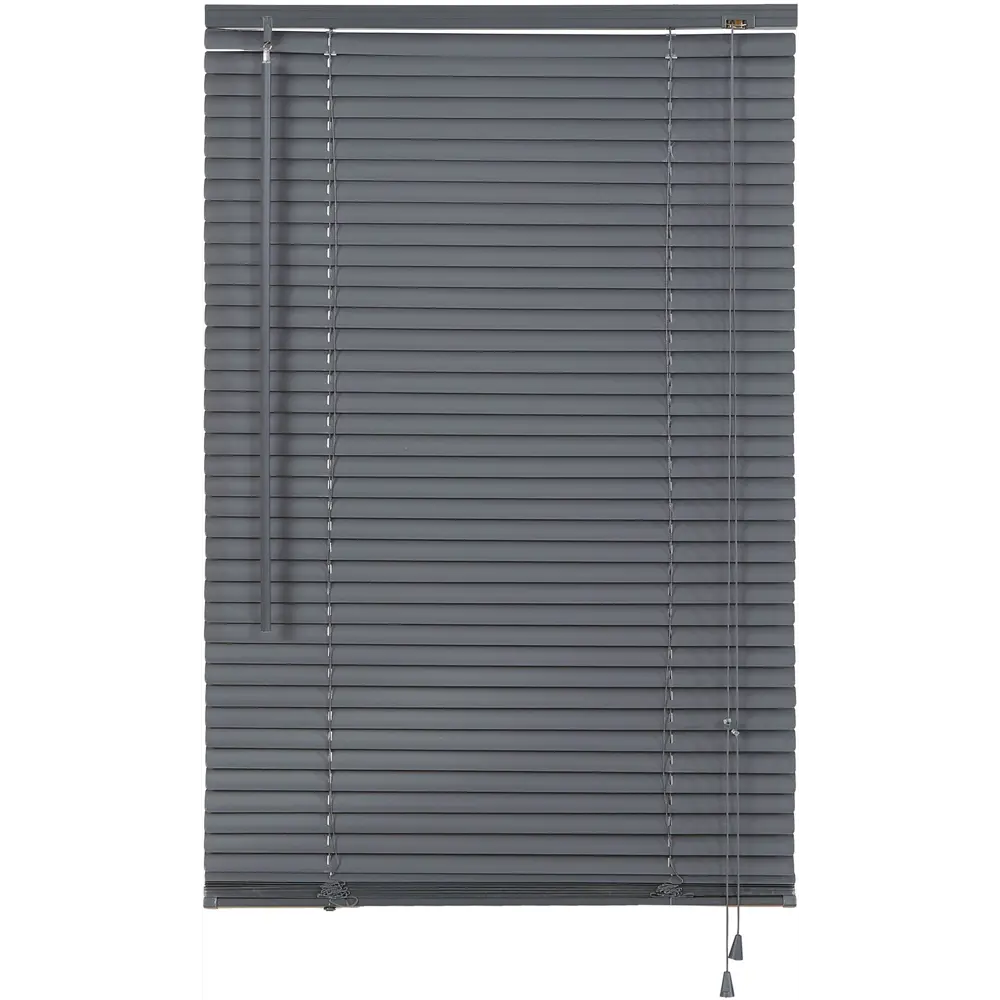 Жалюзи 50x155 см ПВХ цвет графит Santreyd Жалюзи ПВХ STLM-2161403