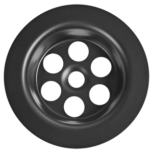 Решетка для выпуска раковины РК-172-Ч 63 мм нержавеющая сталь черная