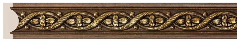 90559402 Молдинг Cosca Decor 157-3 2000x30мм цвет дуб тёмный 1шт STLM-0282095