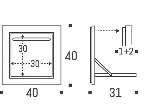 Вешалка для одежды из фанеры AMBIVALENZ Fläpps Hangrail 40×40-1 ARCH-00138808 - Вид №7
