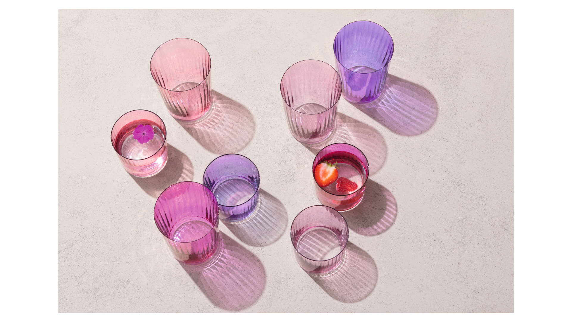 10656278 LSA International Набор стаканов LSA International, "Gems", 310мл, гранат, 4шт. Стекло - Вид №5