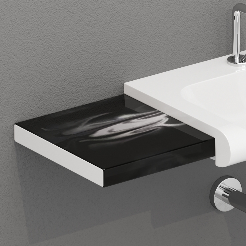 341734 Столешница из керамики 32x35,5 цвет Декор Kerasan Inka project Италия