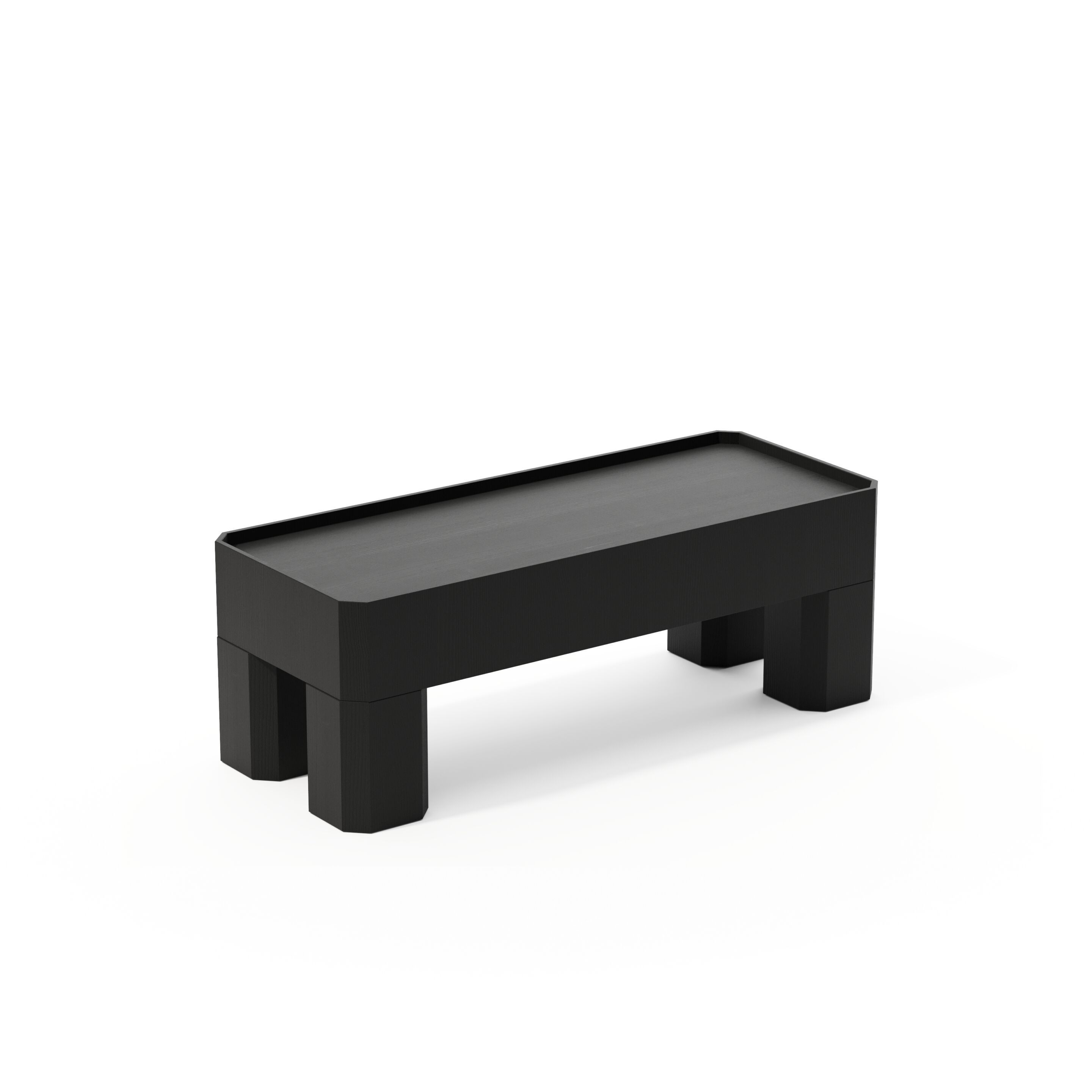 Деревянный прямоугольный высокий журнальный столик Joyf блок ARCH-00039712 - Вид №8