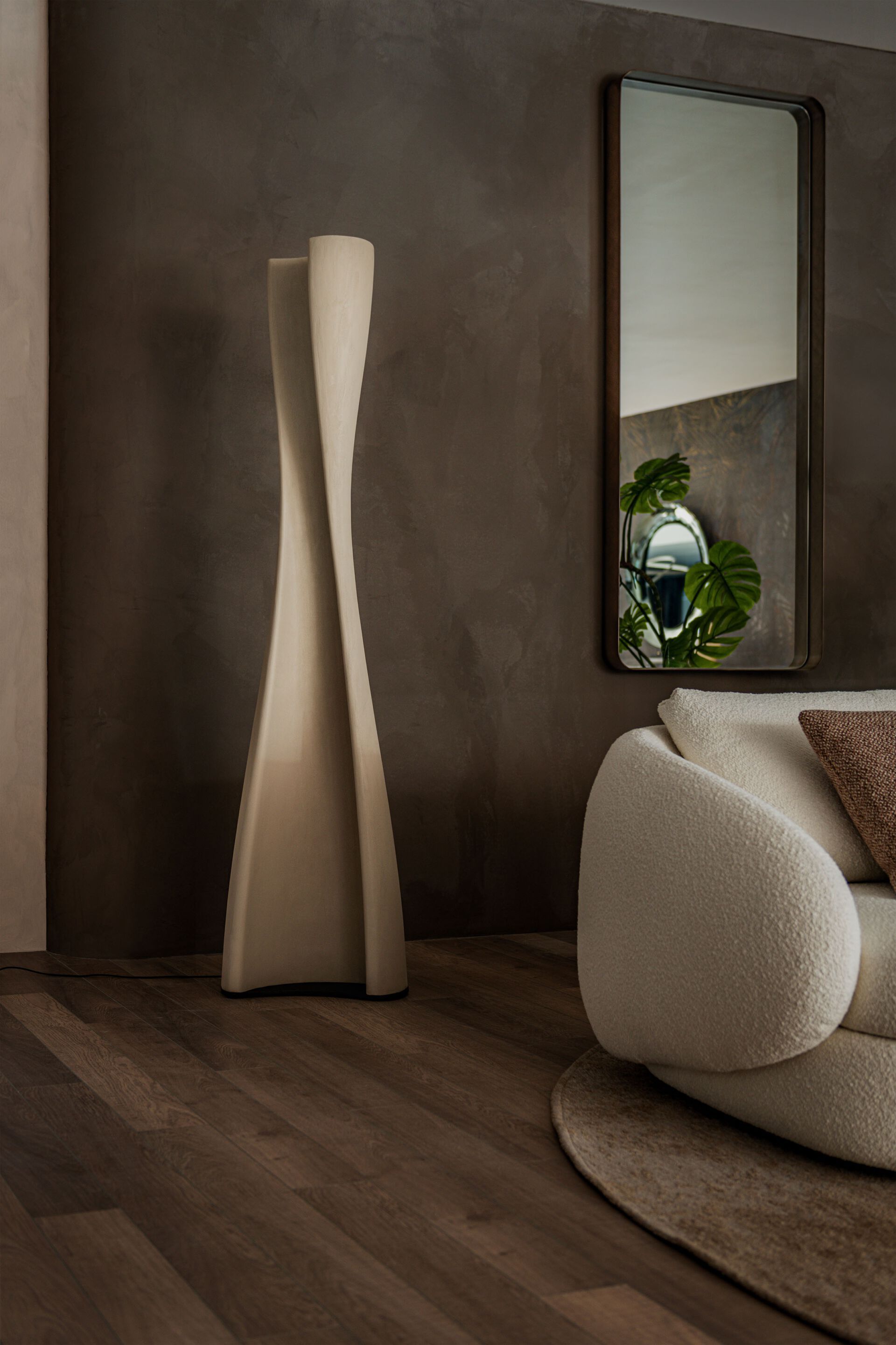 Ручной работы светодиодный глиняный торшер Cattelan italia DIPLOMA ARCH-00049457 - Вид №1