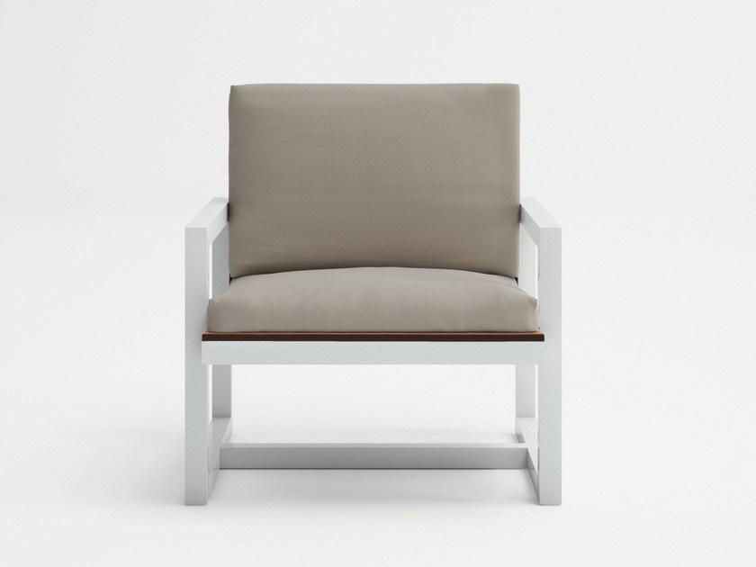 GANDIABLASCO Садовое кресло из тика с подлокотниками Saler teak sun-id-1407692 - Вид №1