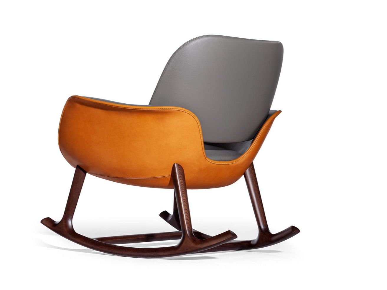 Кресло-качалка с подлокотниками Poltrona Frau коллекция-диваны и кресла ARCH-00012779 - Вид №1