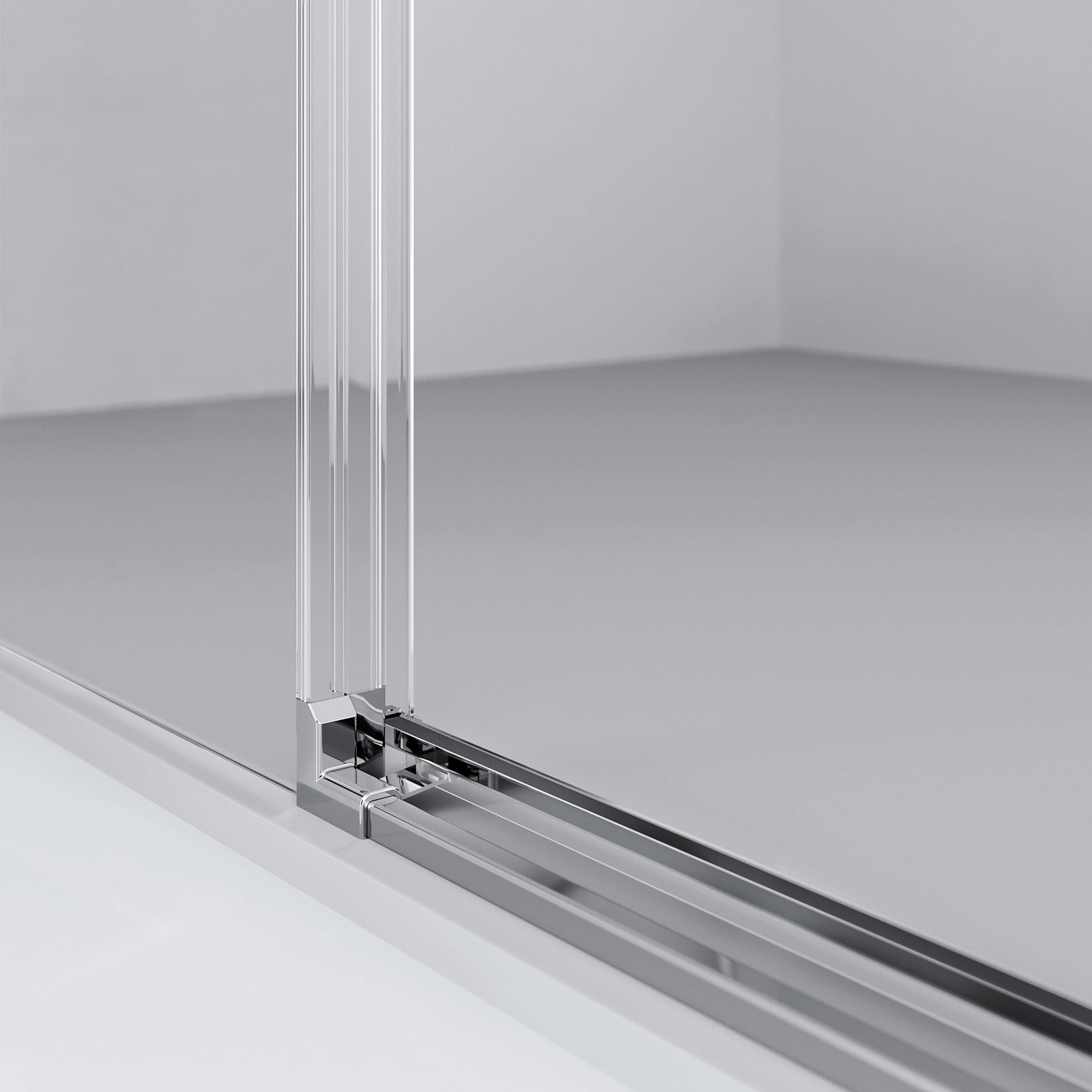 Алюминиевая и стеклянная душевая кабина с раздвижной дверью DUKA вода 5000 ARCH-00118515 - Вид №24