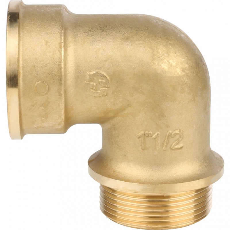 Угольник ВН с упором 1 1/2" латунь STOUT SFT0015000112 - Вид №2