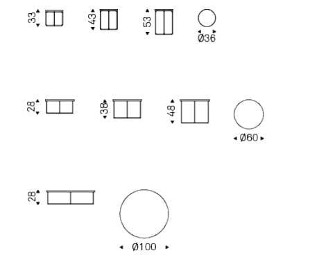Окрашенный металлический круглый журнальный столик Cattelan italia BILLY ARCH-00094125 - Вид №5