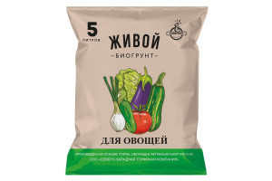 16491932 Живой грунт для овощей на основе биогумуса 5 л 31985 Агроторф