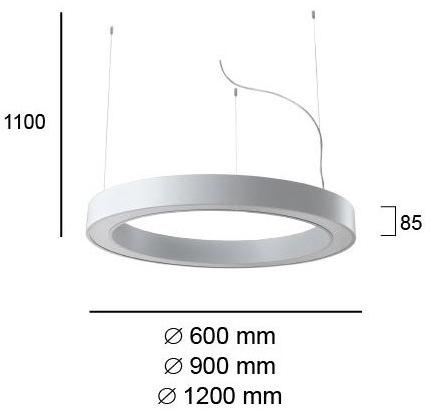 Terzo Light Алюминиевый потолочный линейный световой профиль  C156p  - Вид №3
