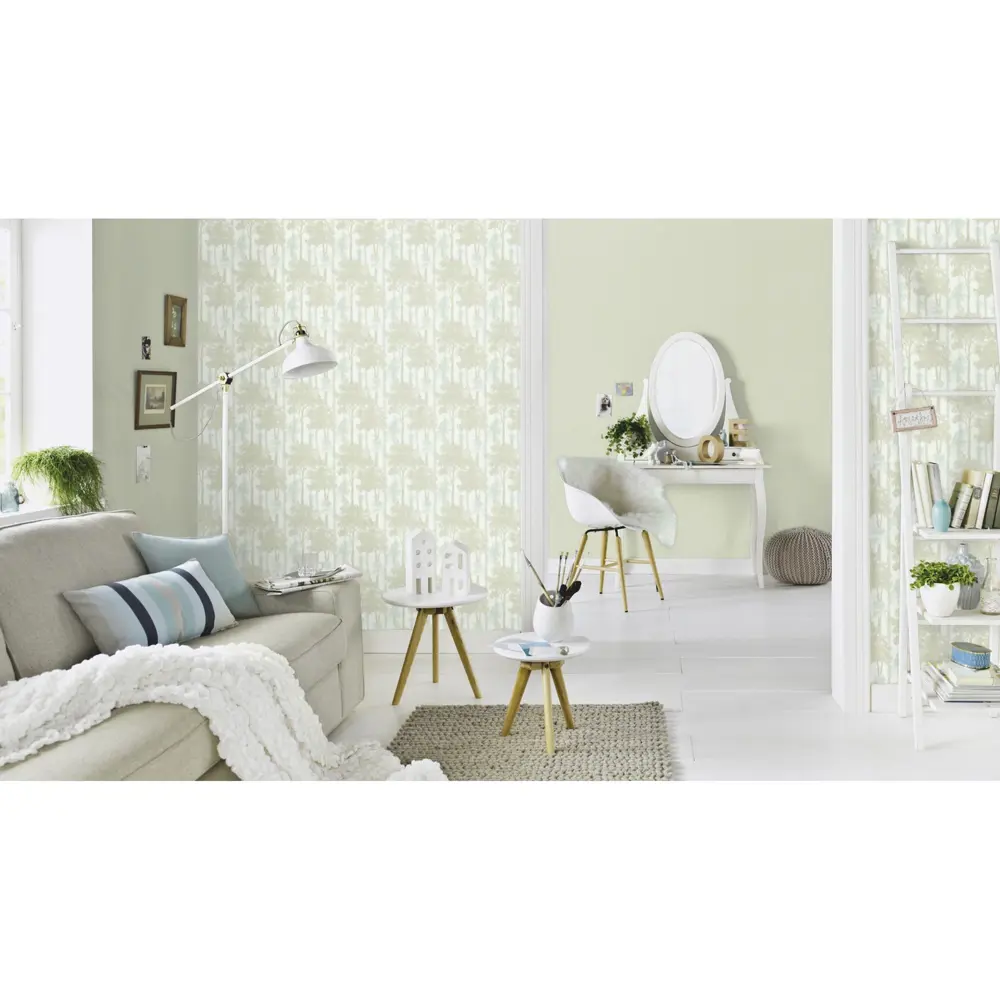 Обои флизелиновые 1.06х10 м лес цвет зелёный ER 5250-07 Erismann VLIES LINE EXCLUSIVE LEROY STLM-2024425 - Вид №2