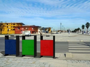 GARDA DESIGN Модульный мусорный бак из листового металла