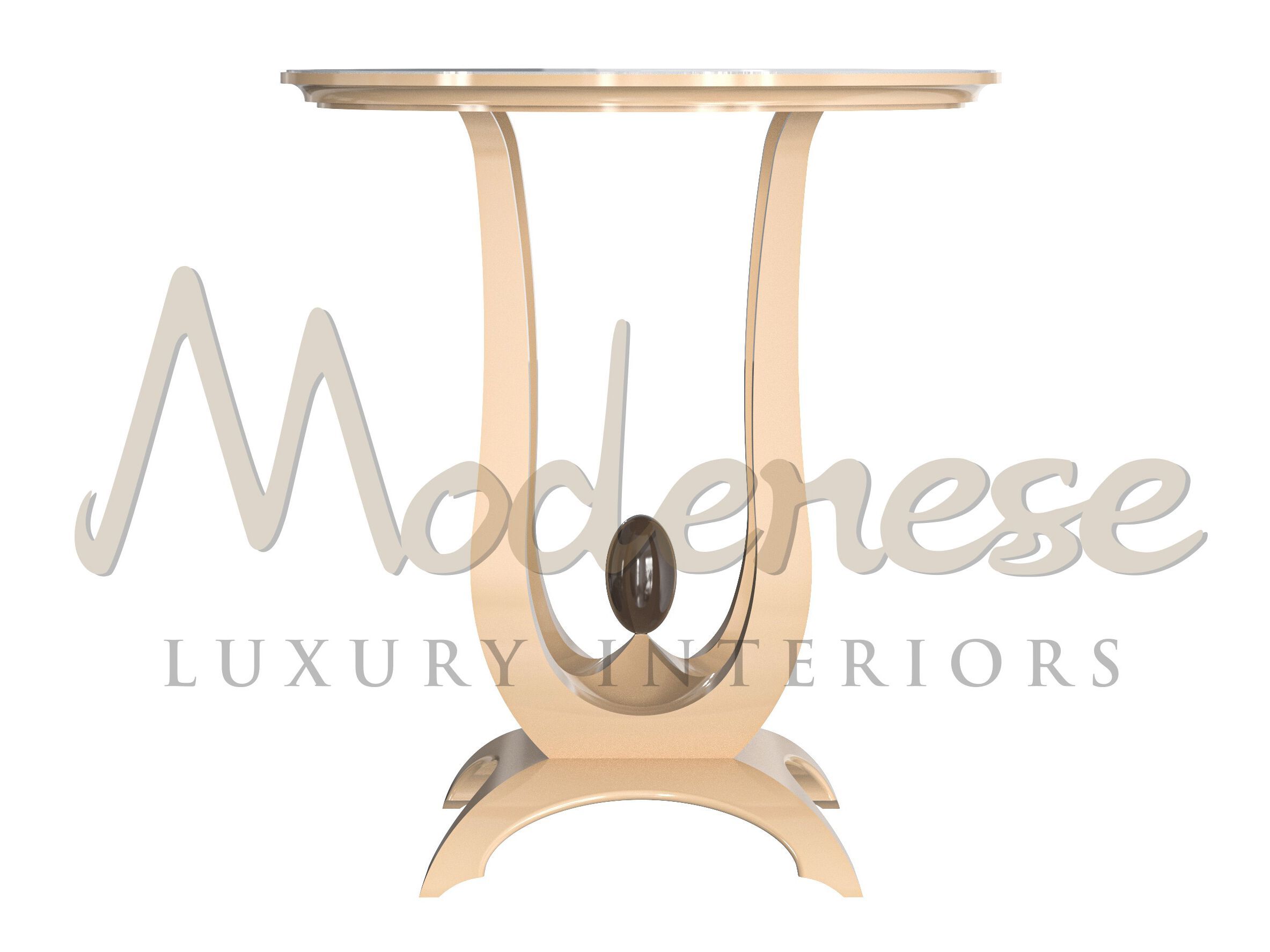 Высокий деревянный журнальный столик Modenese Luxury Interiors RADIANT BLOOM ARCH-00043783