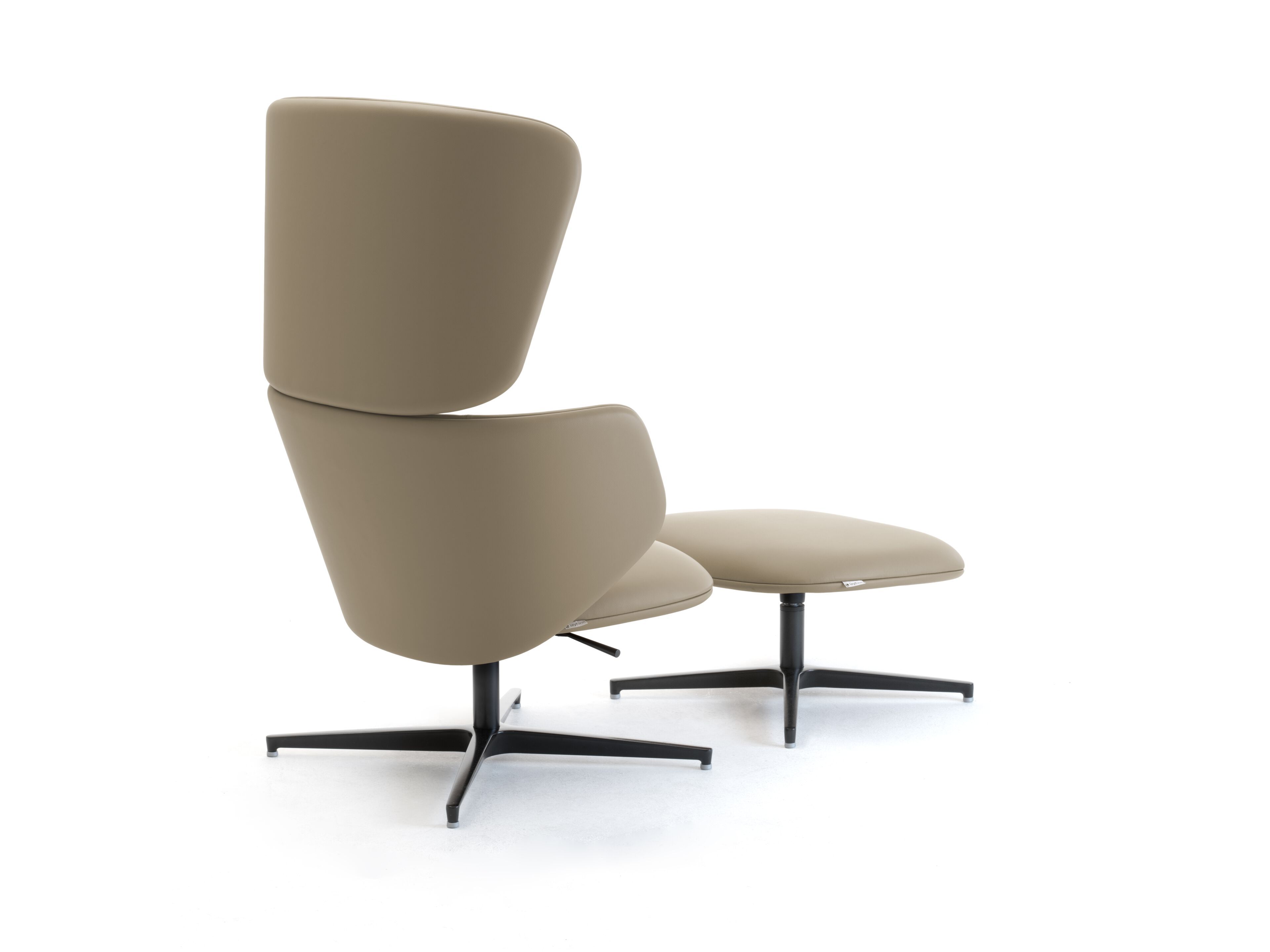 Кожаная вращающаяся спицевая подставка для ног Leyform Alisè Lounge ARCH-00087840 - Вид №4