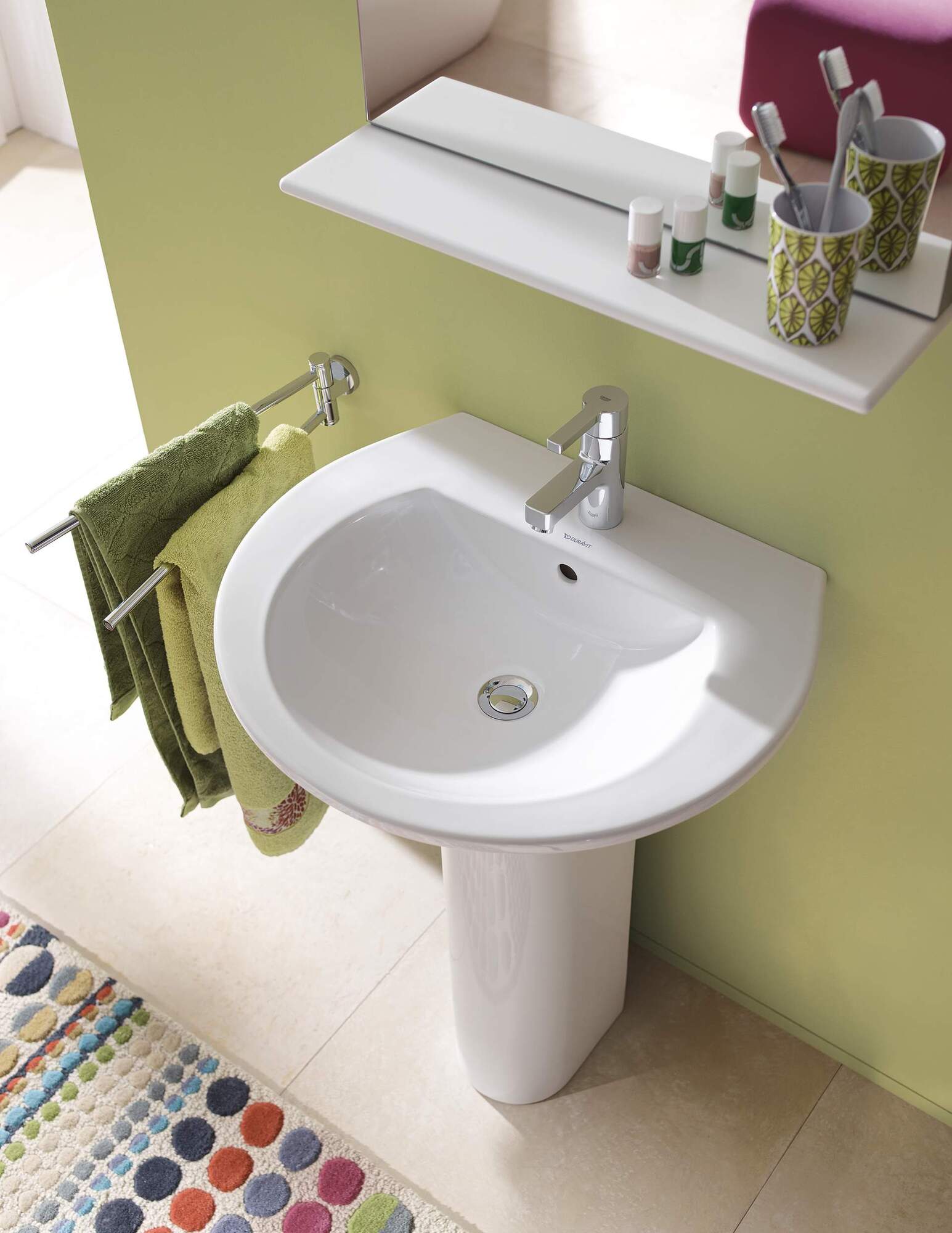 2621650030 Подвесная раковина настенная овальная Duravit Darling New - Вид №1