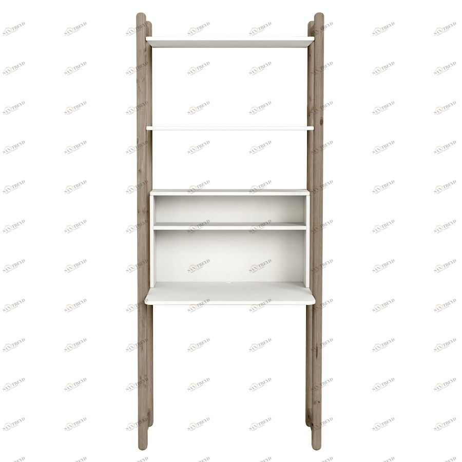 Гарнитур Maxi D, 1 полка и 1 ящик-органайзер, коричневый Flexa 812671114