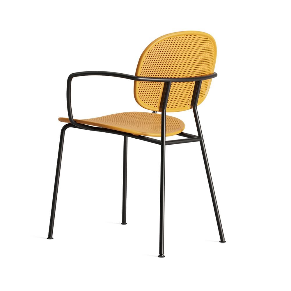 Стул из армированного стекловолокном полиэстера (PRFV) с подлокотниками Infiniti круглый стержень ARCH-00141195 - Вид №4