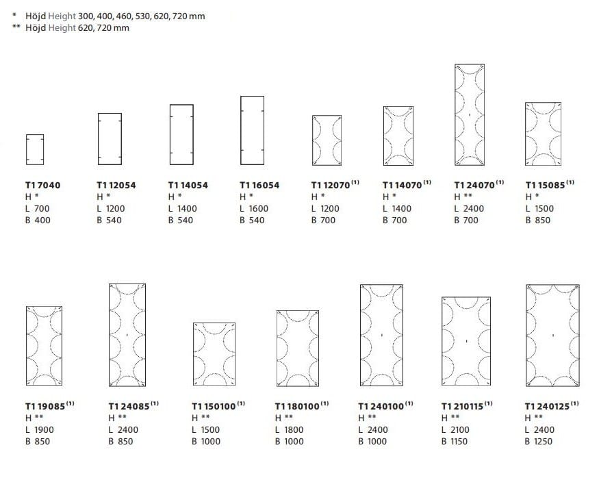 Прямоугольный низкий журнальный столик Karl Andersson рубец ARCH-00087452 - Вид №2